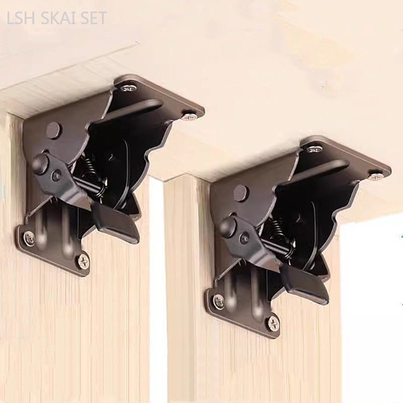 Furniture Hardware For Legs - Stainless Steel 45/90 Degree Self-locking Folding
