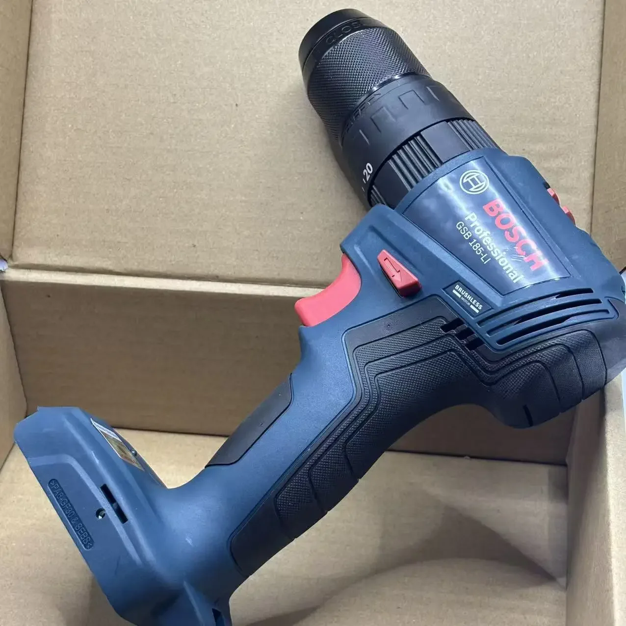 Bosch Drill Gsb 18V - BOSCH GSB 185-LI Brushless Cordless Impact