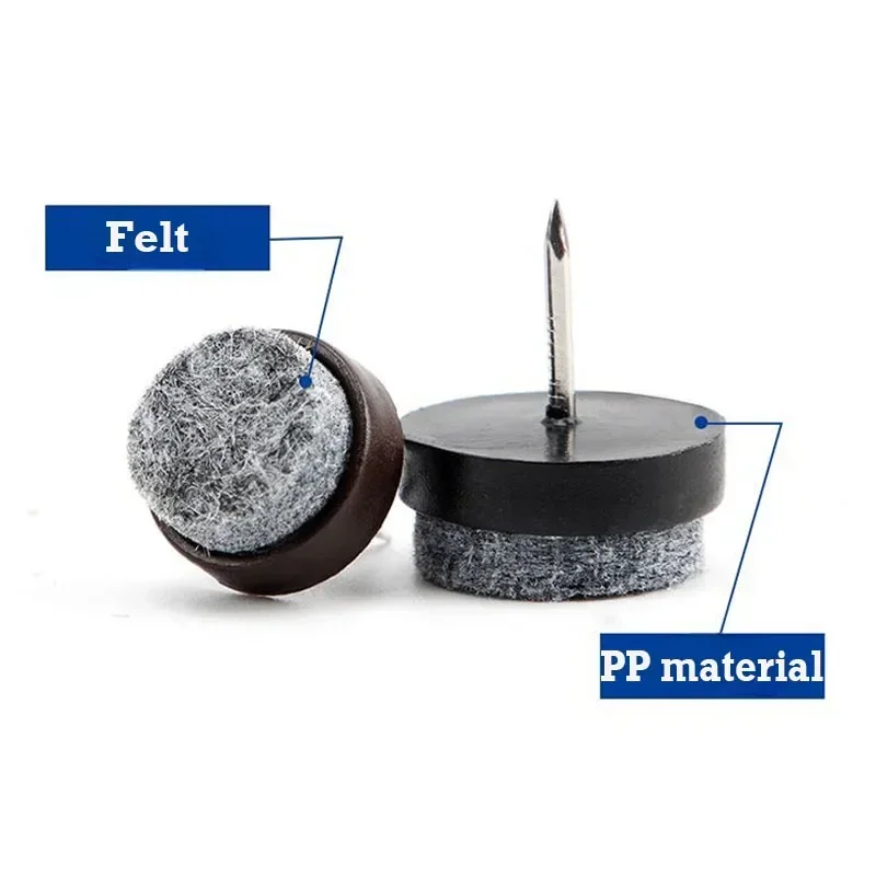 30pcs 14-28mm Plastic Felt Nai - Furniture Hardware For Legs 评论和价格