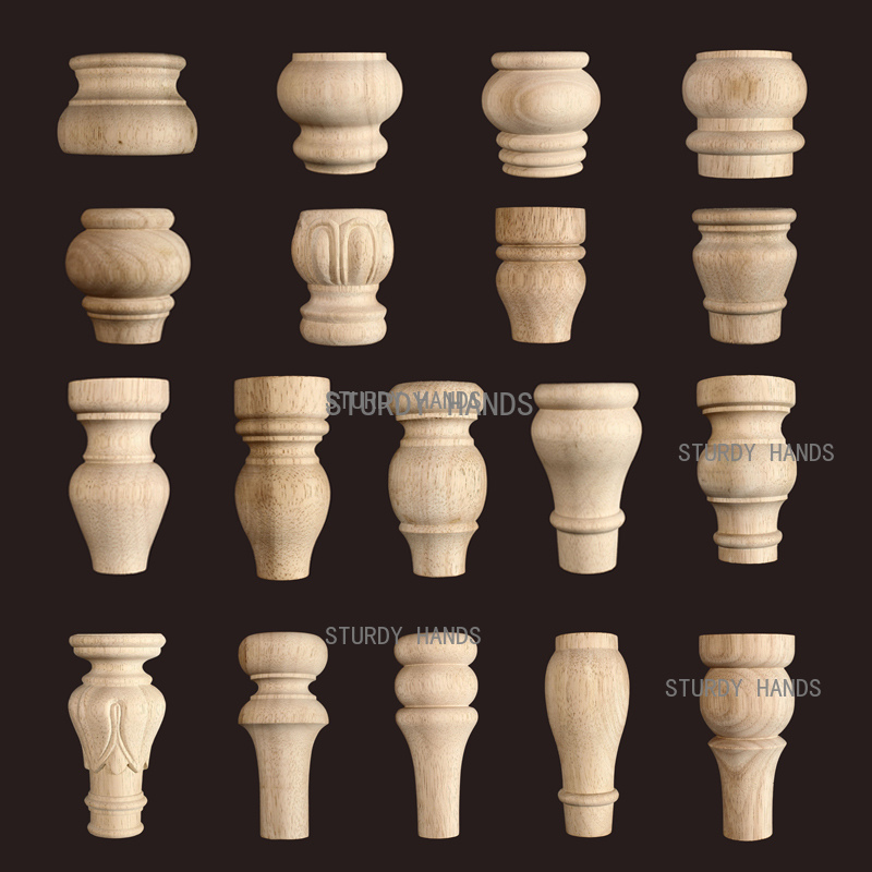 1pc Furniture Round Solid Wood - Furniture Hardware For Legs 评论和价格