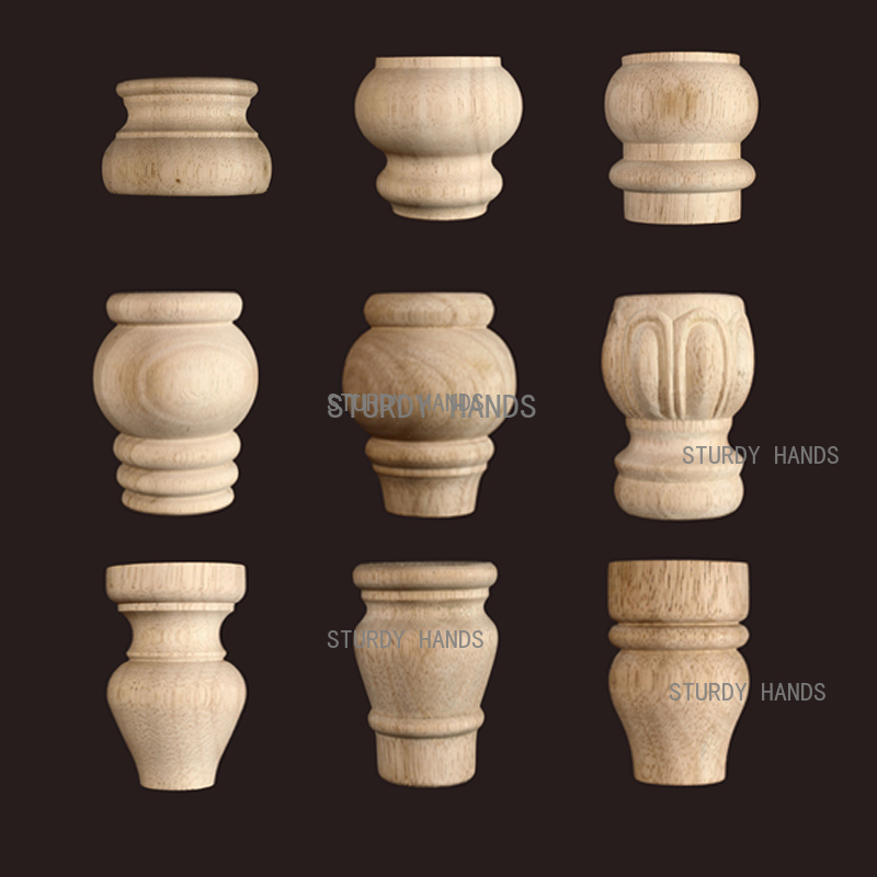 1pc Furniture Round Solid Wood - Furniture Hardware For Legs 评论和价格
