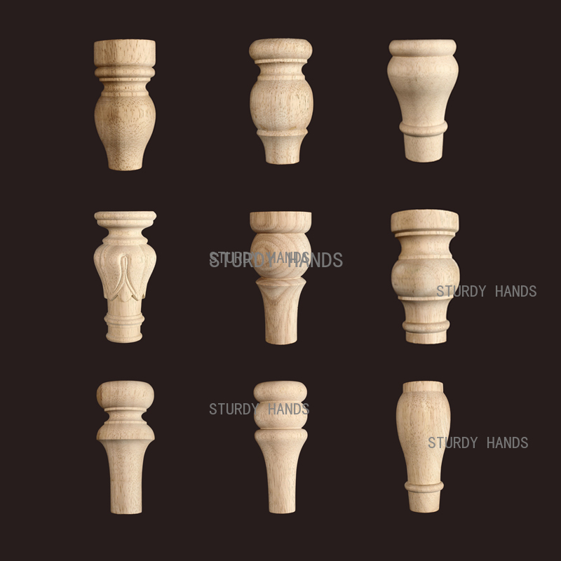 1pc Furniture Round Solid Wood - Furniture Hardware For Legs 评论和价格