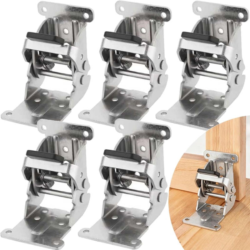Self Locking Folding Hinge 90  - Furniture Hardware For Legs 评论和价格