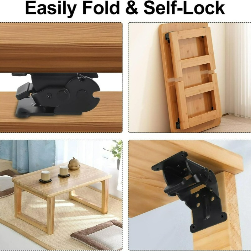 Self Locking Folding Hinge 90  - Furniture Hardware For Legs 评论和价格