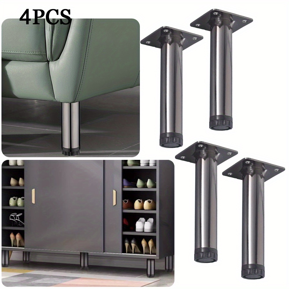 4pcs New design Gun Grey 15cm  - Furniture Hardware For Legs 评论和价格