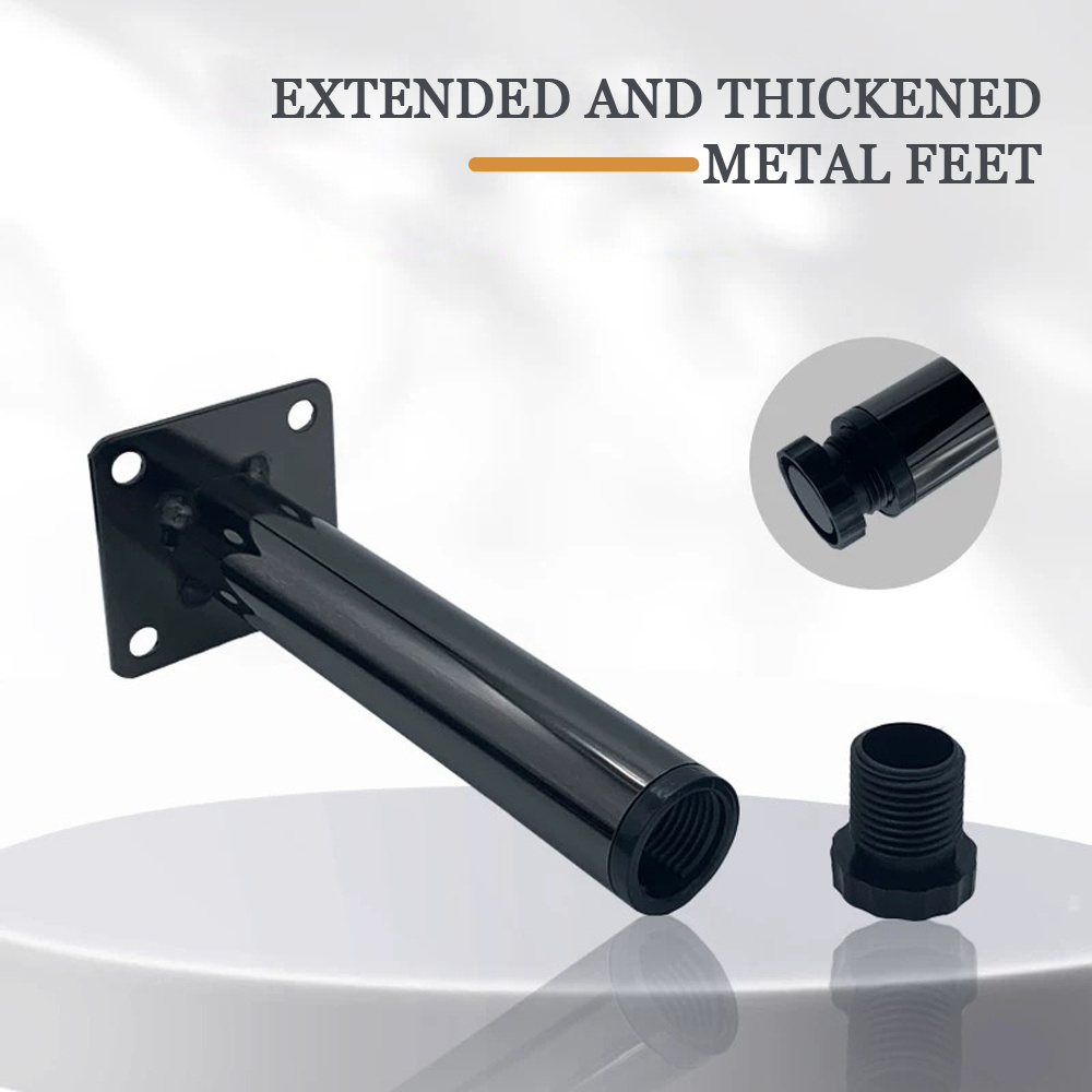 4pcs New design Gun Grey 15cm  - Furniture Hardware For Legs 评论和价格