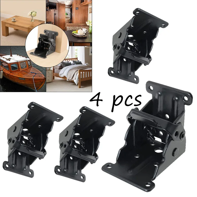 4pcs Iron Folding Support Fram - Furniture Hardware For Legs 评论和价格
