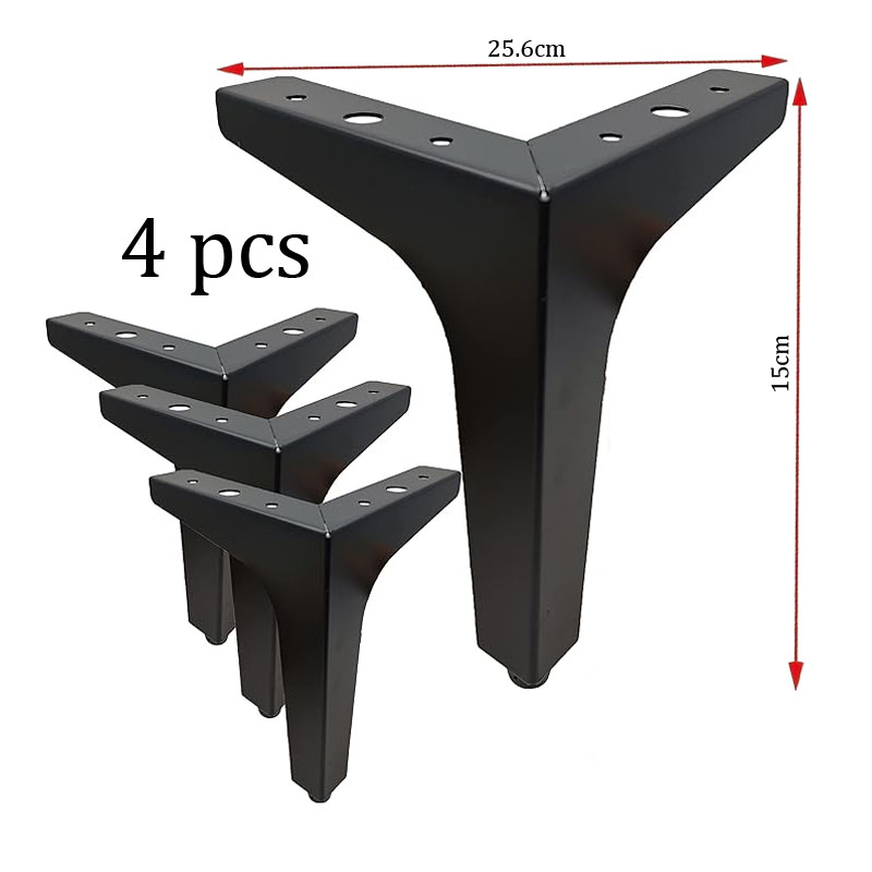 4Pcs Modern Triangle Metal Sof - Furniture Hardware For Legs 评论和价格